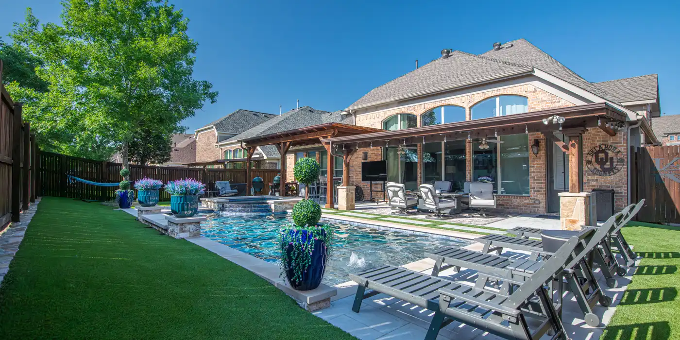 Pool excavation project in Dallas